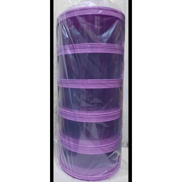 TUDUNG SAJI 5 SUSUN JEON UNGU