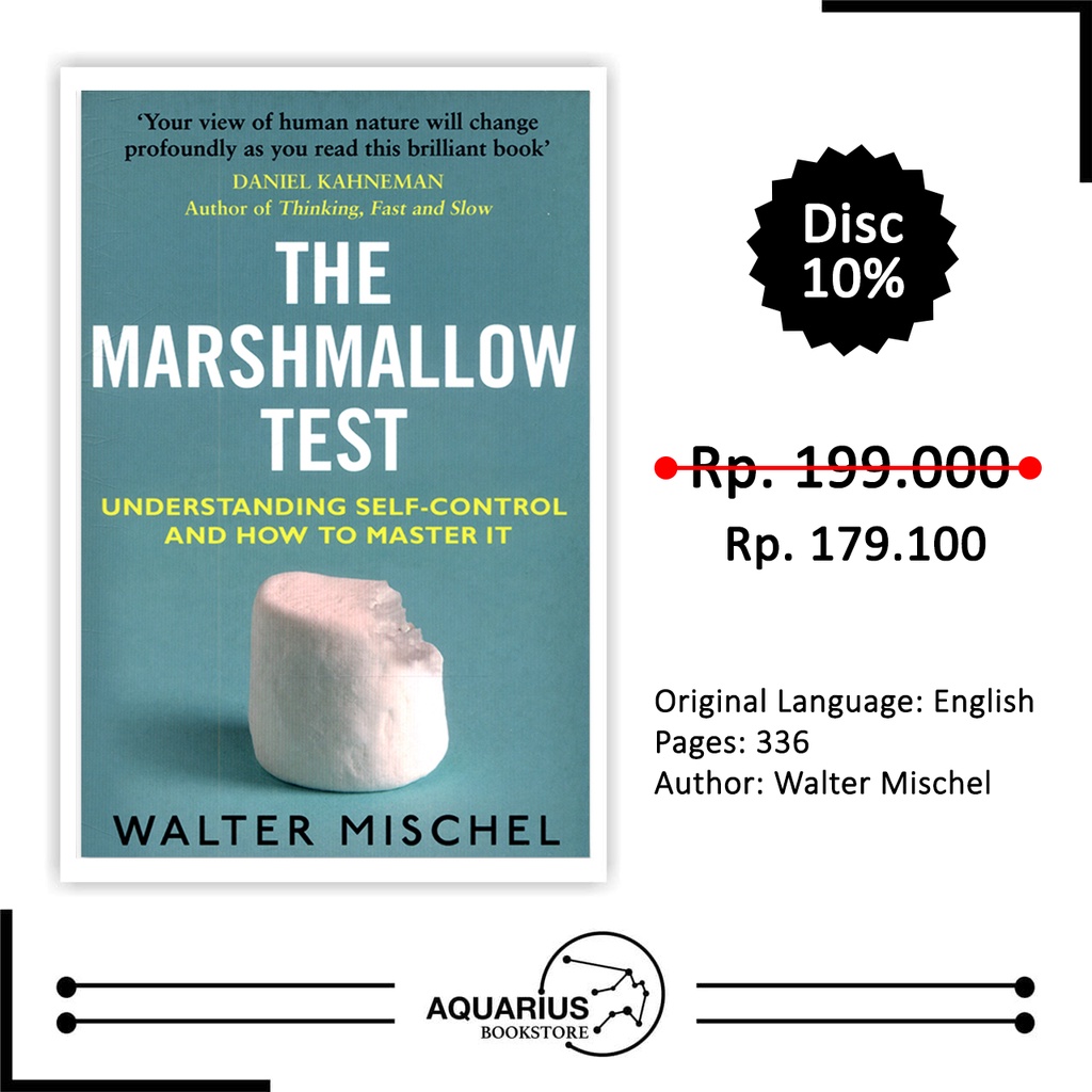 Jual Buku Marshmallow Test by Walter Mischel Shopee Indonesia