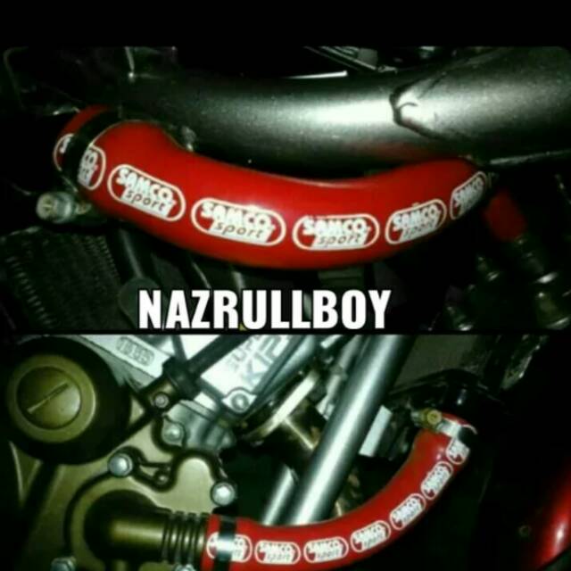 Selang samco radiator ninja R RR bagian atas dan bawah set