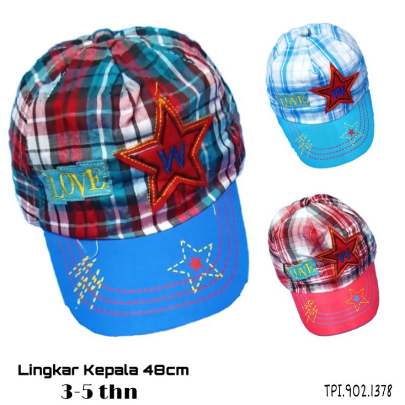 Topi anak 3-10 THN Unisex fashion anak Topi pad anak impor tebal lucu Pakaian anak