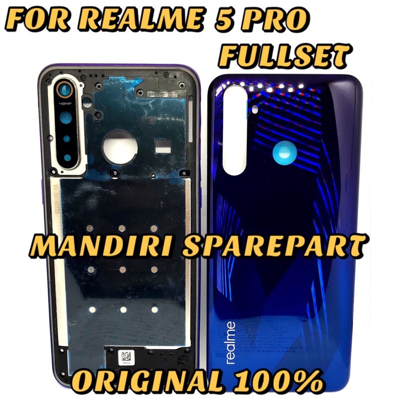 CASING KESING HP REALME 5 PRO FULLSET BACKDOOR REALME 5 PRO FULLSET