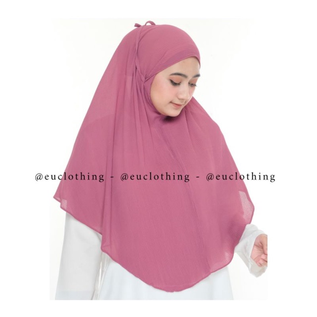 bergo siria plisket/ kerudung plisket / hijab blus/ instan ceruty babydoll/ khimar