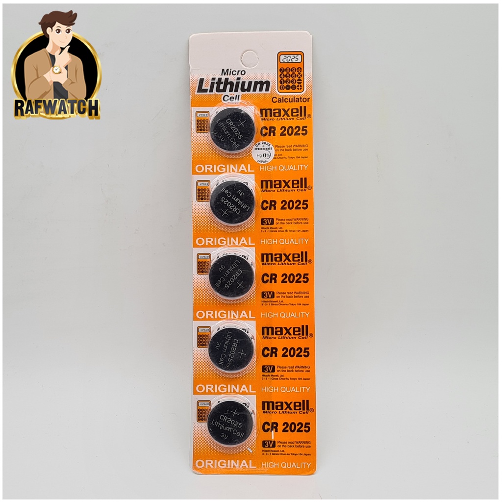 Baterai CR2025 LITHIUM 3V Batre Baterai Jam Tangan Digital