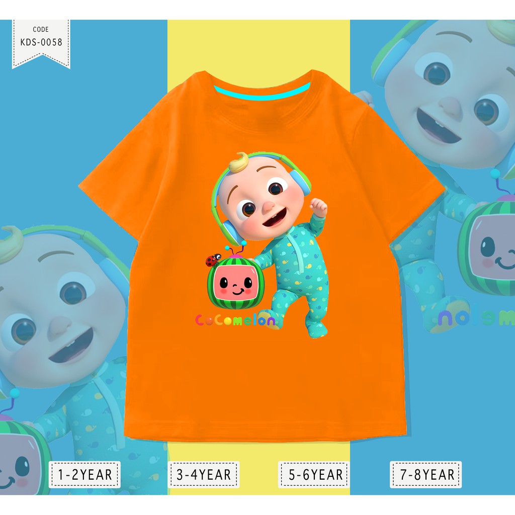 BAJU ANAK-ANAK COCO MELON BABY KIDS / BAHAN COMBED 24S PREMIUM / ADEM DAN HALUS