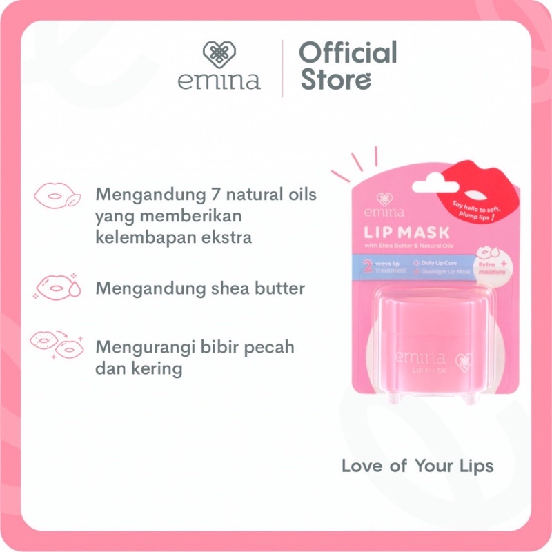 (BISA COD) EMINA LIP MASK 9gr