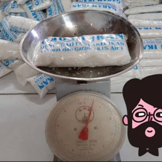 

Garam ikan tanpa yodium kemasan 500 gm