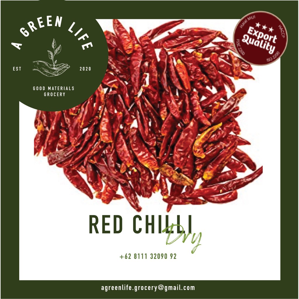 

Cabe Besar Kering (Red Chili Dry) 250gr Export Quality