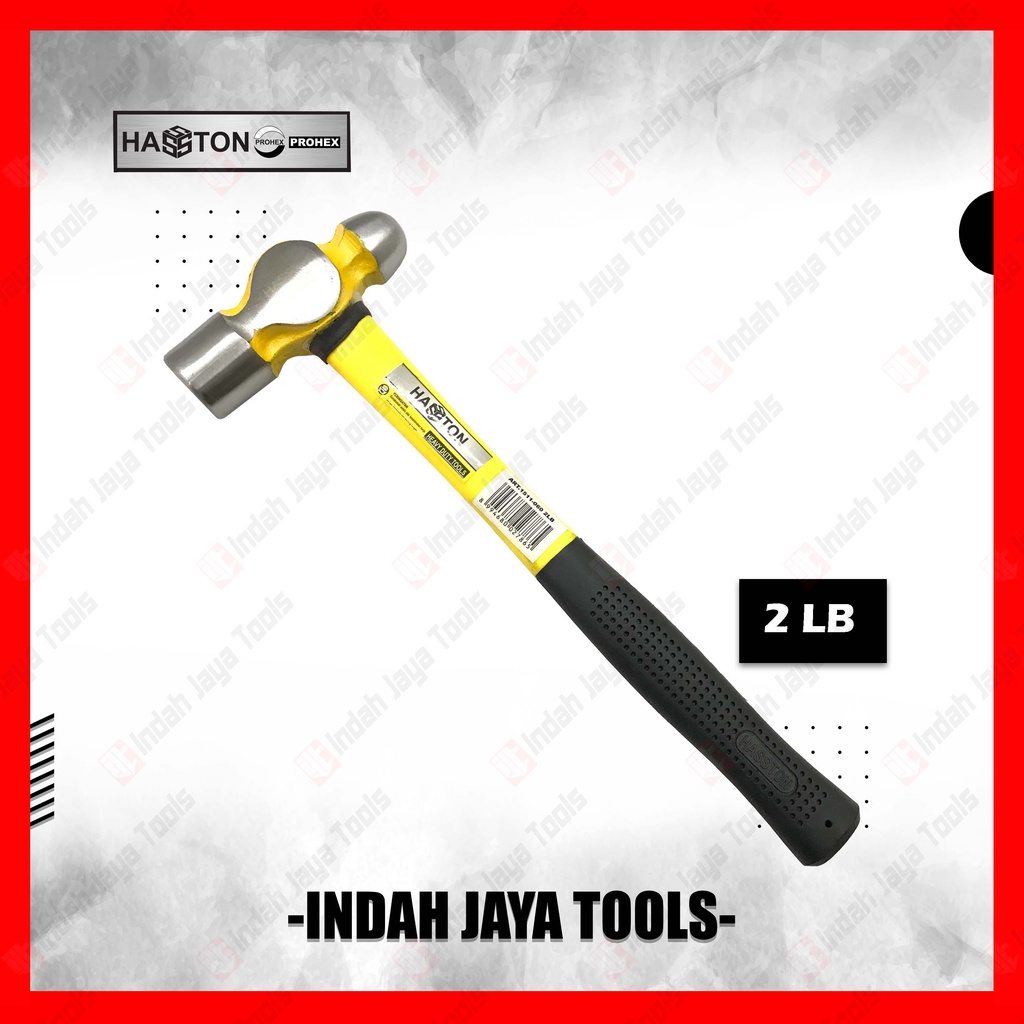 HASSTON 1511-060 Palu Konde 2 LB 32 OZ Gagang Fiber Karet Hammer