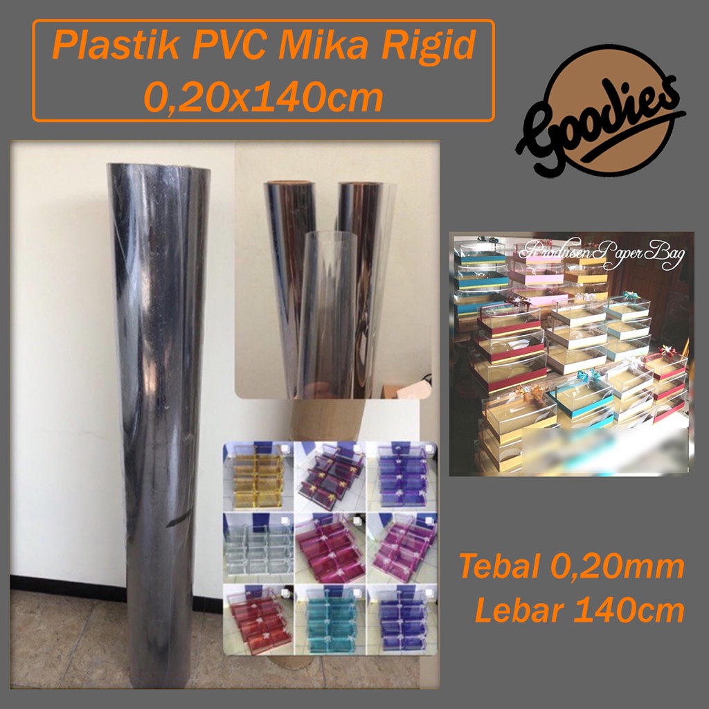 

Mika Rigid 0.20 x 140 cm Meteran Kaku cBening Seserahan Hantaran Plastik Keras