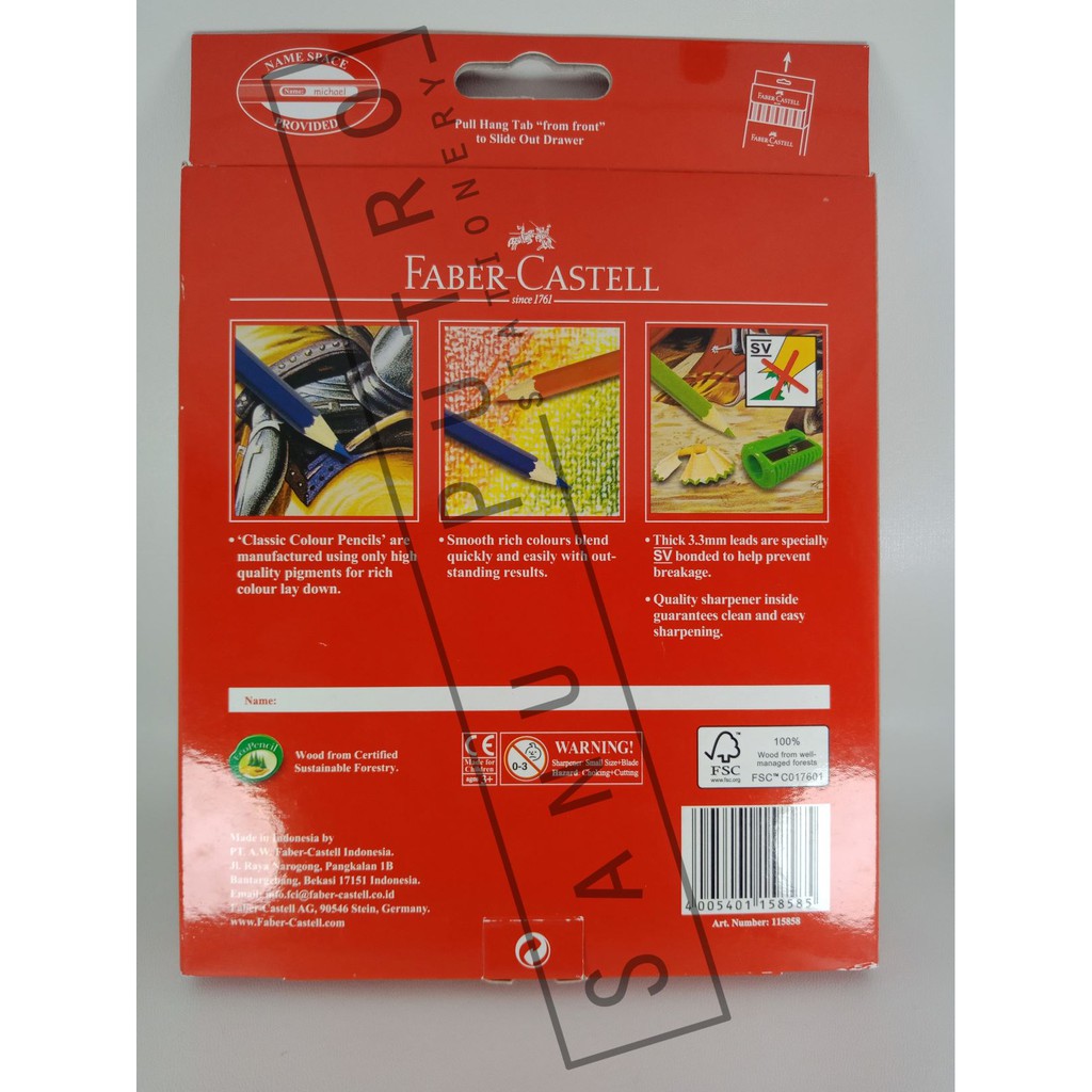 

mg pensil warna faber castle 48 classic