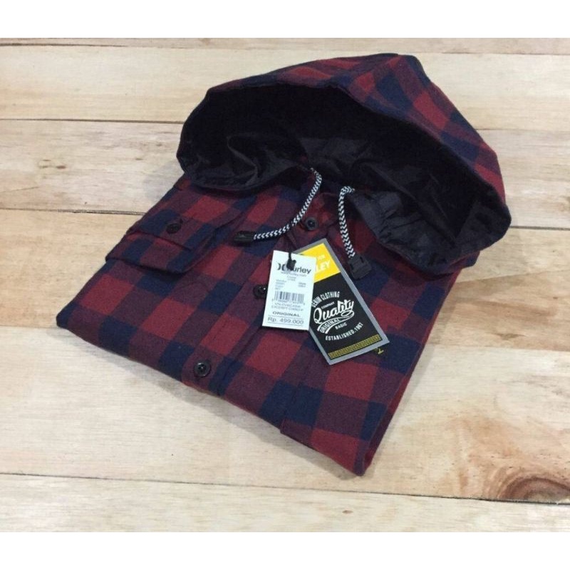 moxsa second store-kemeja hoodie pria kemeja flanel pria kemeja lengan panjang pria