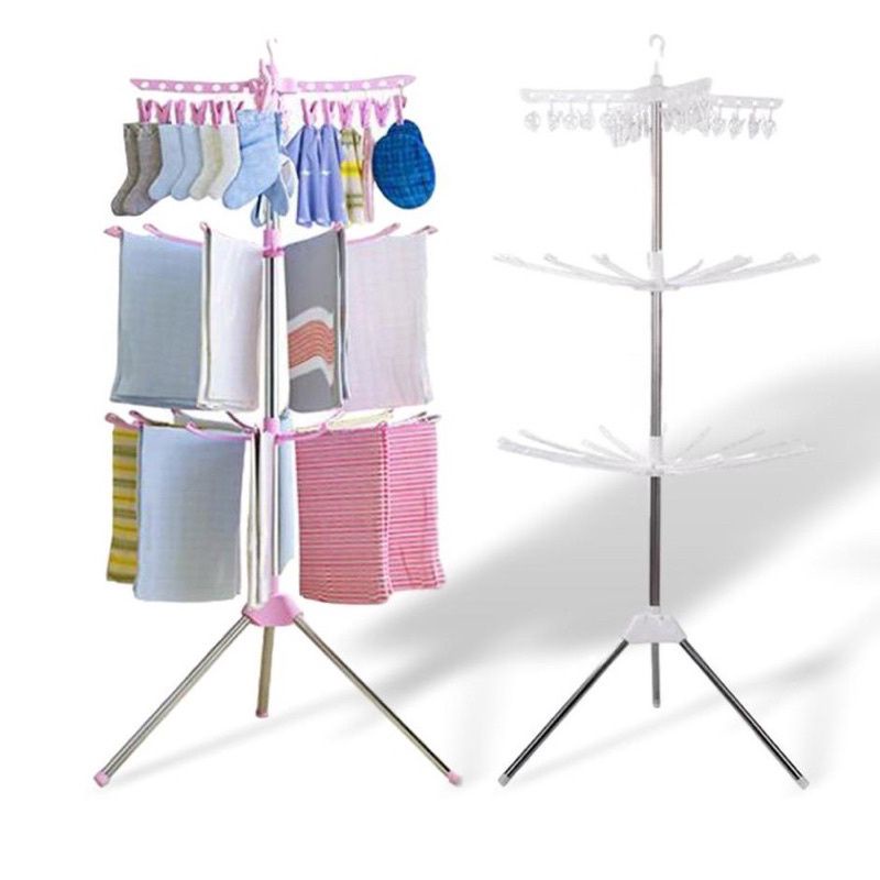 JEMURAN LIPAT MENARA  jemuran menara lipat / jemuran pakaian bayi jemuran baju bayi / jemuran kaos k