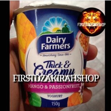 

Dairy famers yogurt manggo & passionfruit 150gr