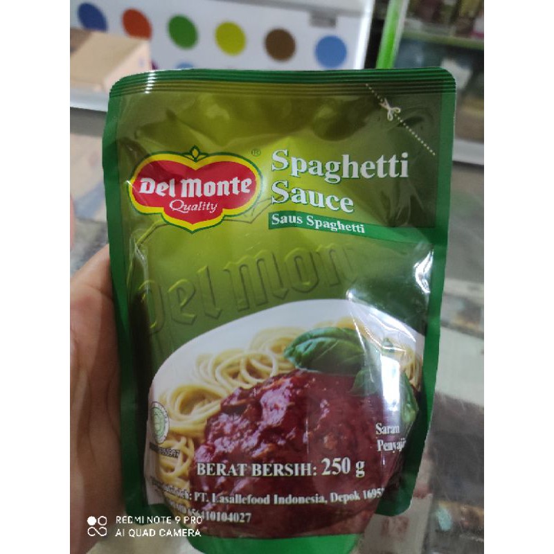 

Saus Spaghetti Del Monte 250 gram Pouch
