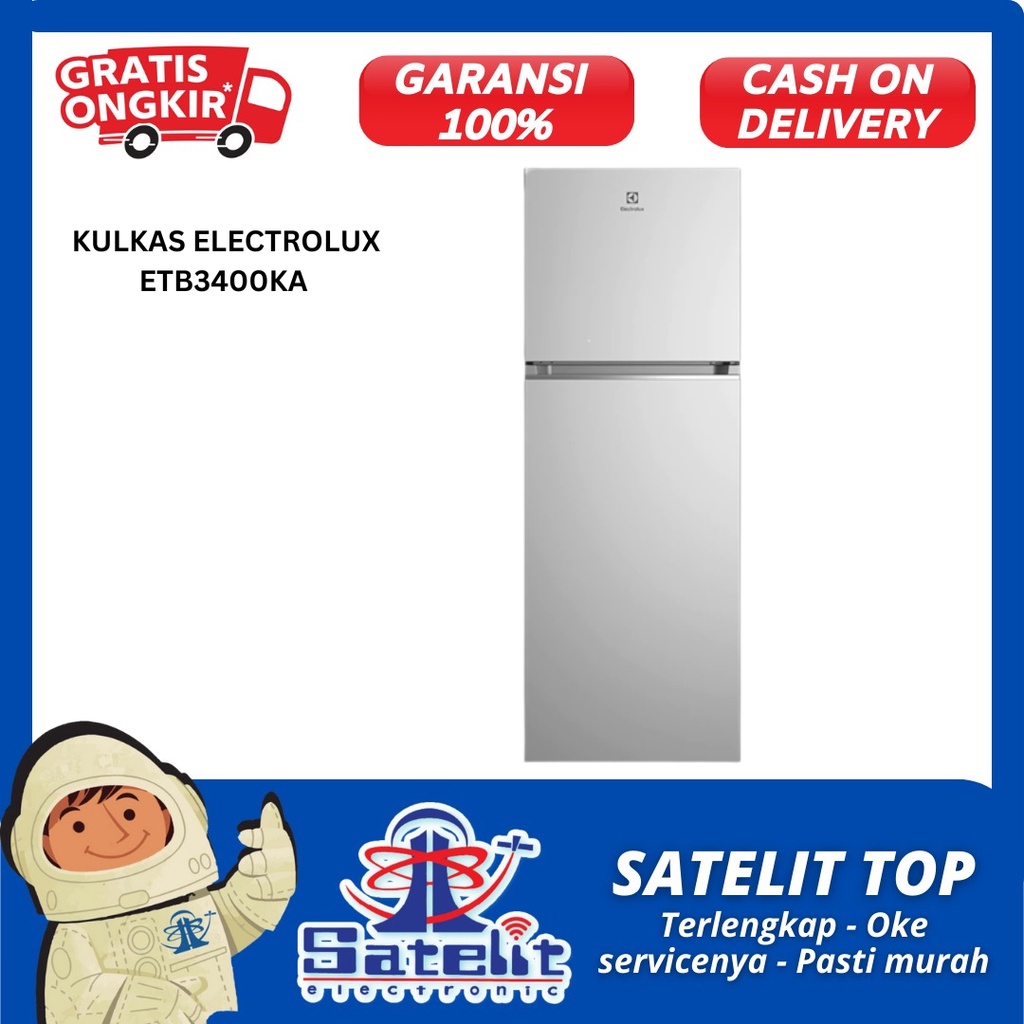 KULKAS / REFRIGERATOR / LEMARI ES / ELECTROLUX ETB3400KA