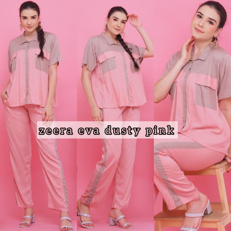 Daster arab ZEERA EVA One Set Rayon Kemeja