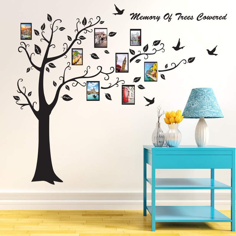 RELIZA Wall Sticker / Stiker Dinding Pohon Foto Tree Frame Wallsticker JM7194AB