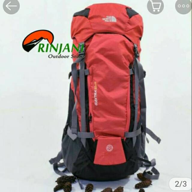 Tas carrier TNF Elektra 50+5liter/tas gunung/tas camp/the north face/TNF/carrier TNF