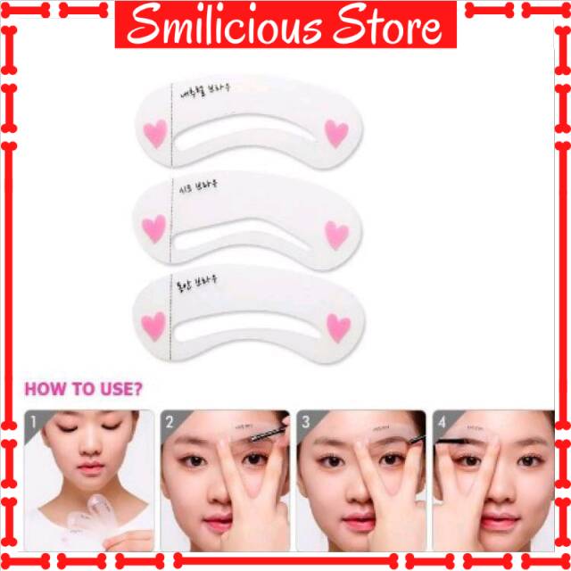 Cetakan Alis Etude House / Cetakan Eyebrow 3 In 1