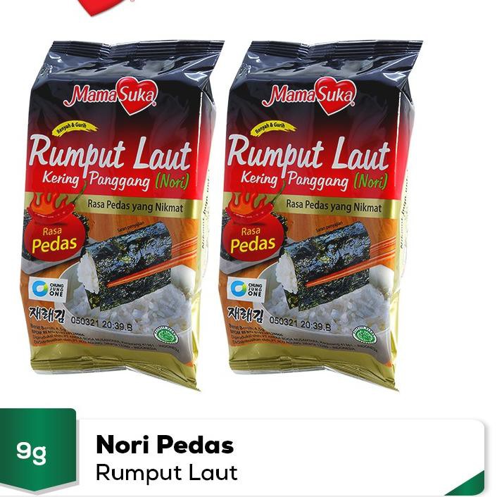 

Langsung Kirim [Bundling] Paket Combo MamaSuka Rumput Laut Panggang Pedas - 5 pack 3NY''