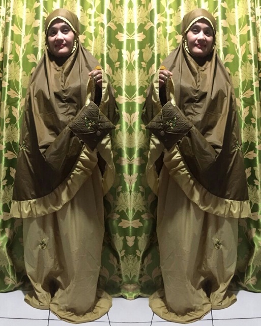 Mukena parasut BarQi original