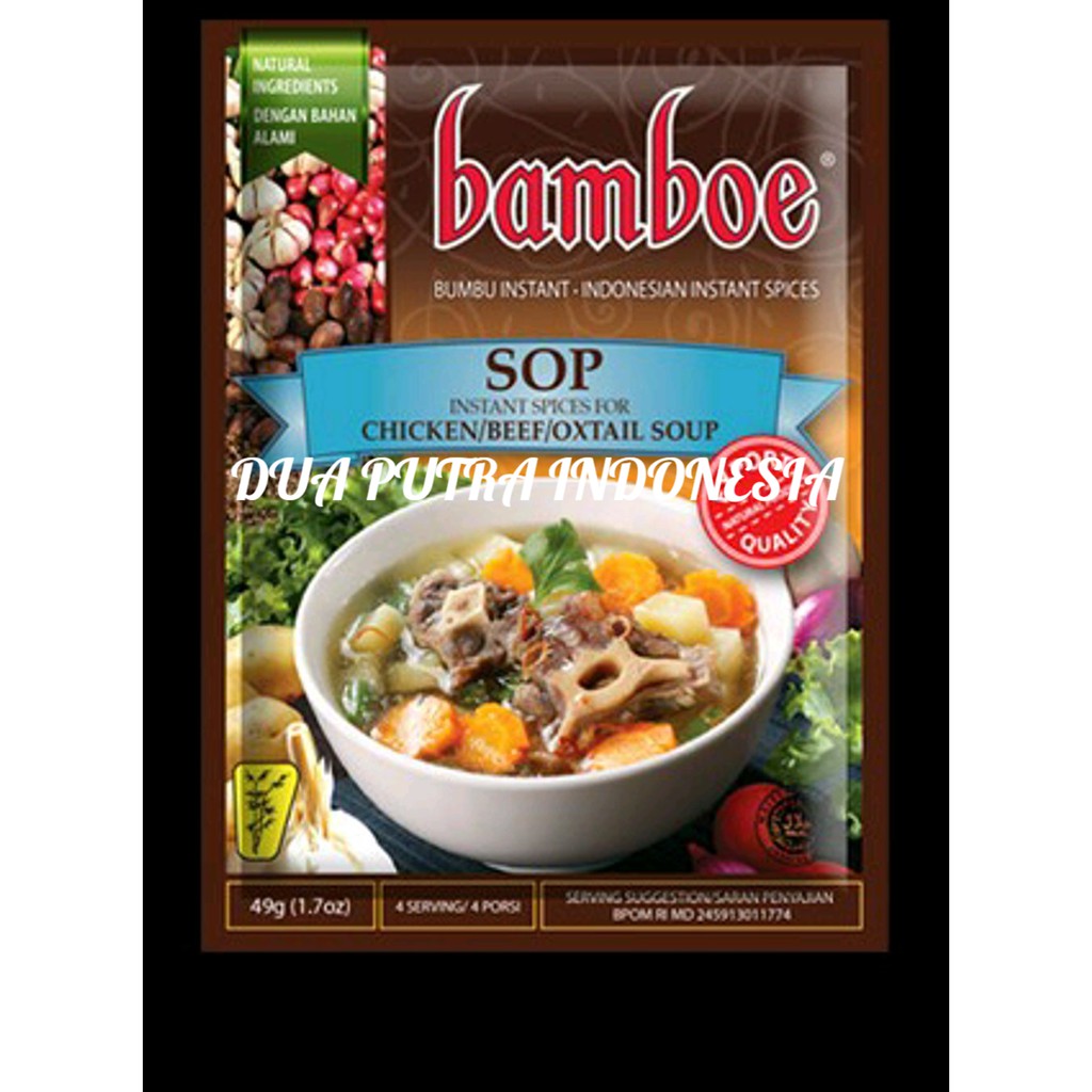 

BUMBU INSTANT BAMBOE SOP