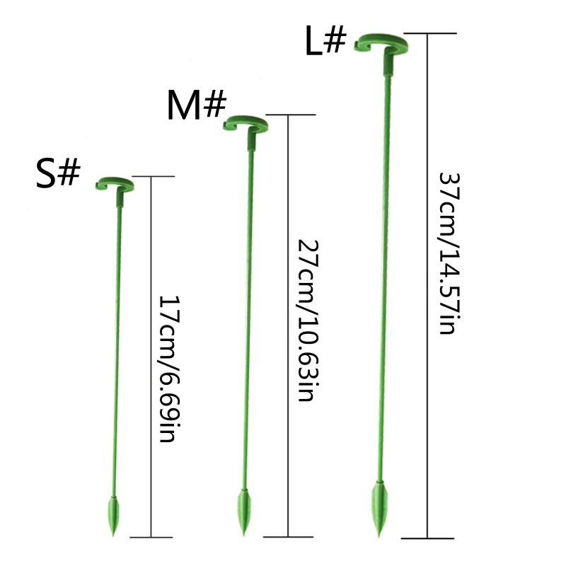 10pcs Perdu Holder Phalaenopsis Anti Rontok Bunga Pot Mendukung Bentuk Tanaman Bracket Taman Bunga Single Untuk Indoor Outdoor Stem