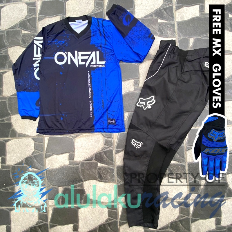 Jersey &amp; Celana MX Trail Motocross - Paket Bundling ONCT0601-F46