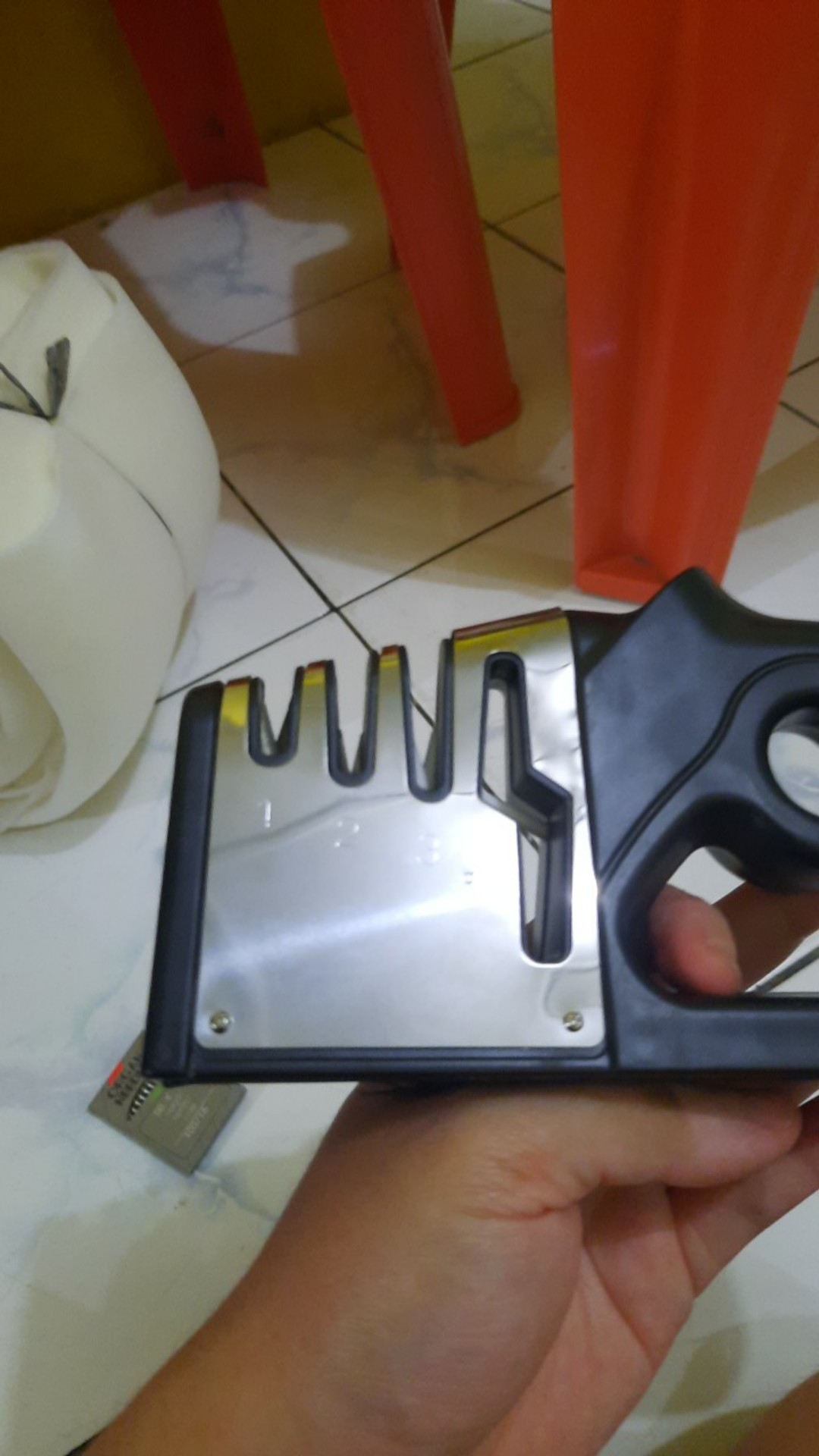 Pengasah Pisau - Pengasah Pisau Dan Gunting Dapur 4-tahap Untuk Mengembalikan Pisau Atau Pisau Gunting Dengan Aman, Mudah Digunakan Untuk Semua Pisau Rumah Tangga Berukuran