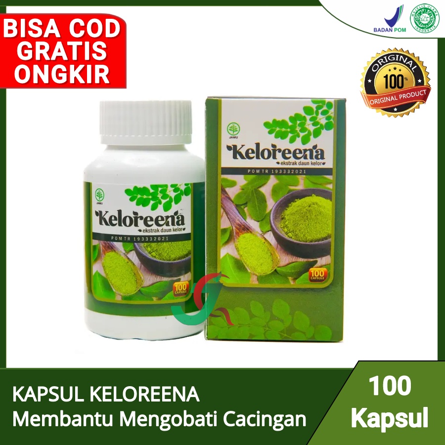 Jual Keloreena Daun Kelor Herbal Atasi Cacingan Menghilangkan Cacing