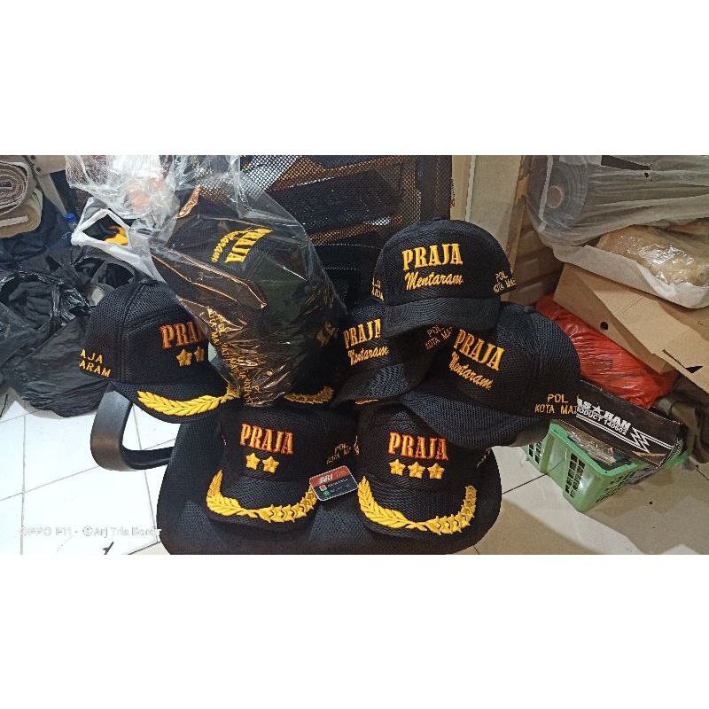 Topi Satpol PP Bordir Timbul