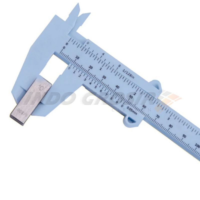 Sigmat 6&quot; Jangka Sorong Plastik Vernier Caliper 150mm Pengukur Diameter Ketebalan Lubang Kedalaman Murah