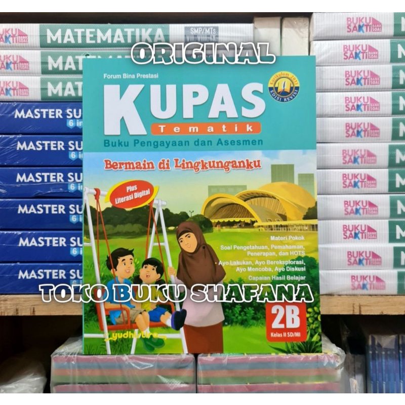 Paket Buku Kupas Tematik 2A 2B 2C 2D Kelas 2 SD Yudhistira K13 Edisi Revisi ( Harga 4 Buku )