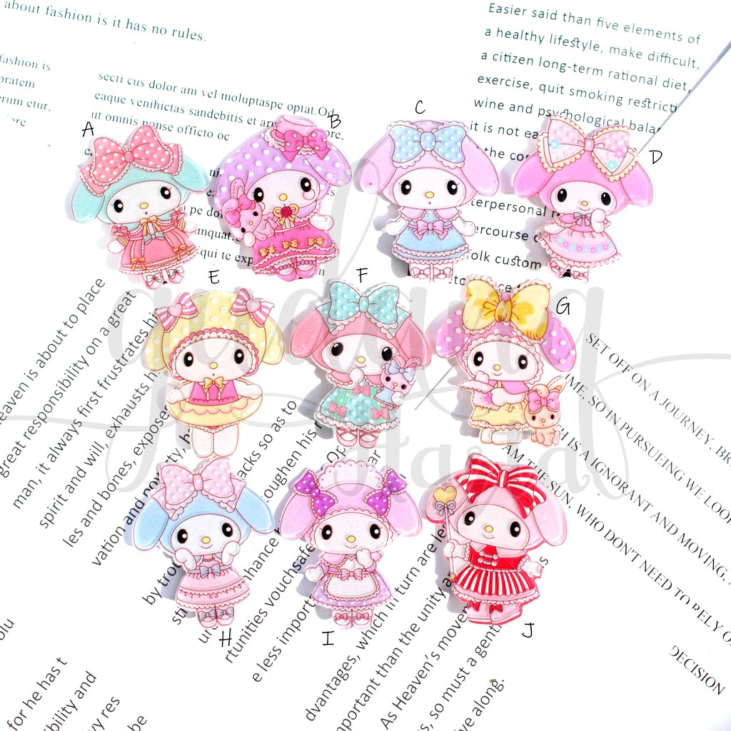 Jepit Rambut My Melody Lucu Hairclip Karakter Imut Unik GH 201626