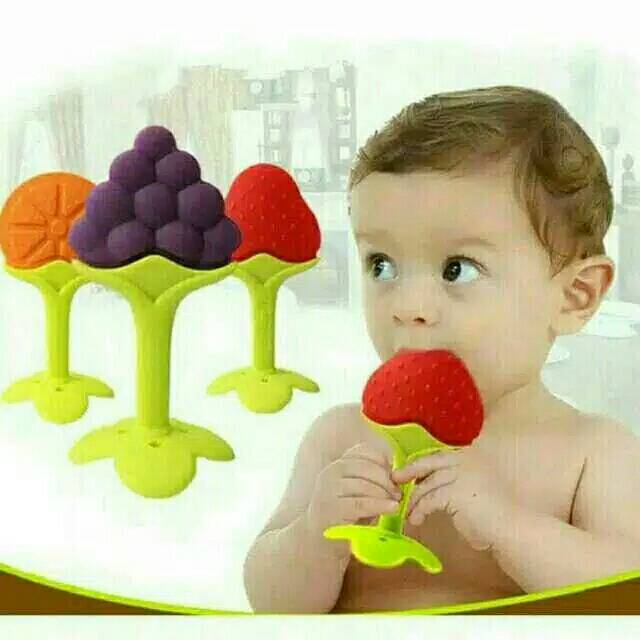 Gigitan bayi Fruit teether standing BPA FREE RAC 9965. 66.  67 S1