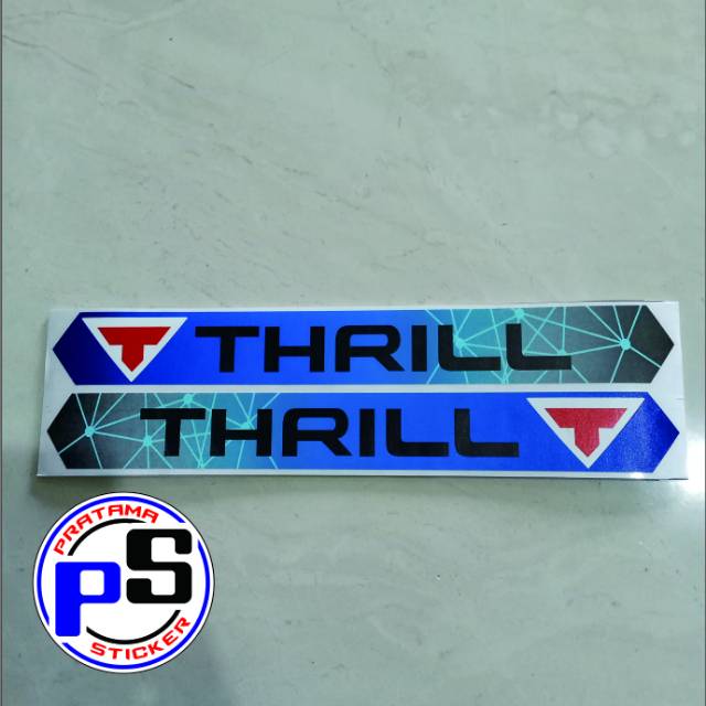 Frame Sticker Decal Sepeda THRILL