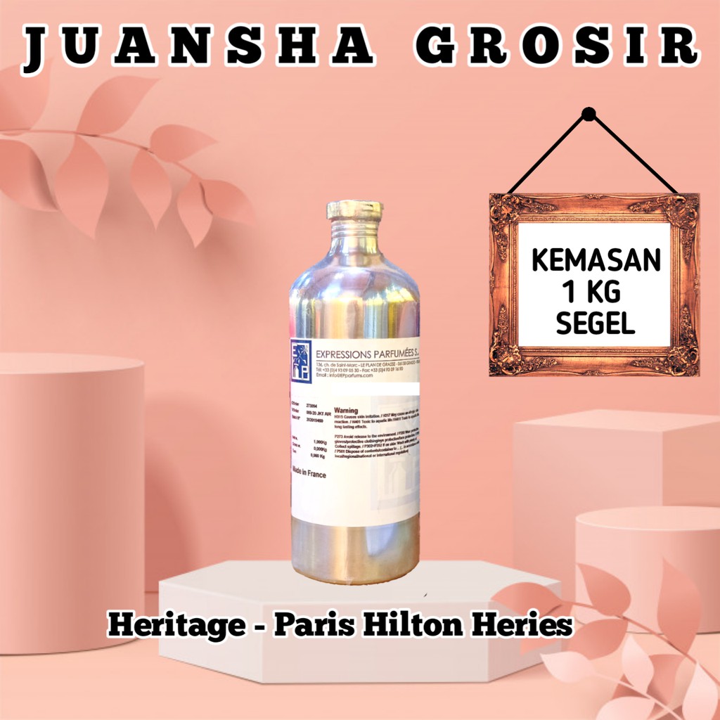 BIBIT PARFUM MURNI || HERITAGE - PARIS HILTON HERIES || EXPRESS PARFUME ||1 KG SEGEL || PARIS HERIES