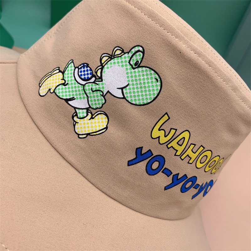 Topi Nelayan Tabir Surya Model Atas Kosong Motif Kartun Untuk Anak Laki-Laki Dan Perempuan