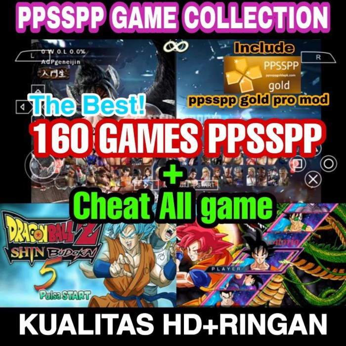 (READY) 160 Games ppsspp android