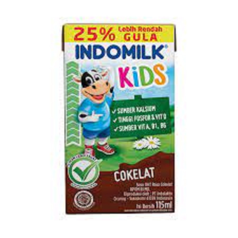 

Indomilk UHT Kids Cokelat 115 ml