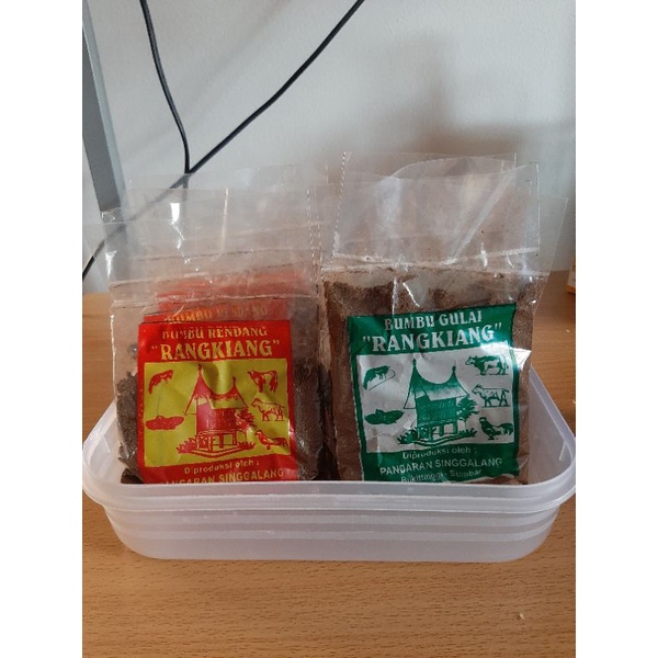 

Rangkiang Bumbu Rendang dan Gulai bubuk Asli padang bumbu instant