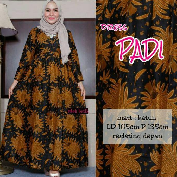 Baju Gamis Wanita Terbaru All Model Batik Original Titiek Batik