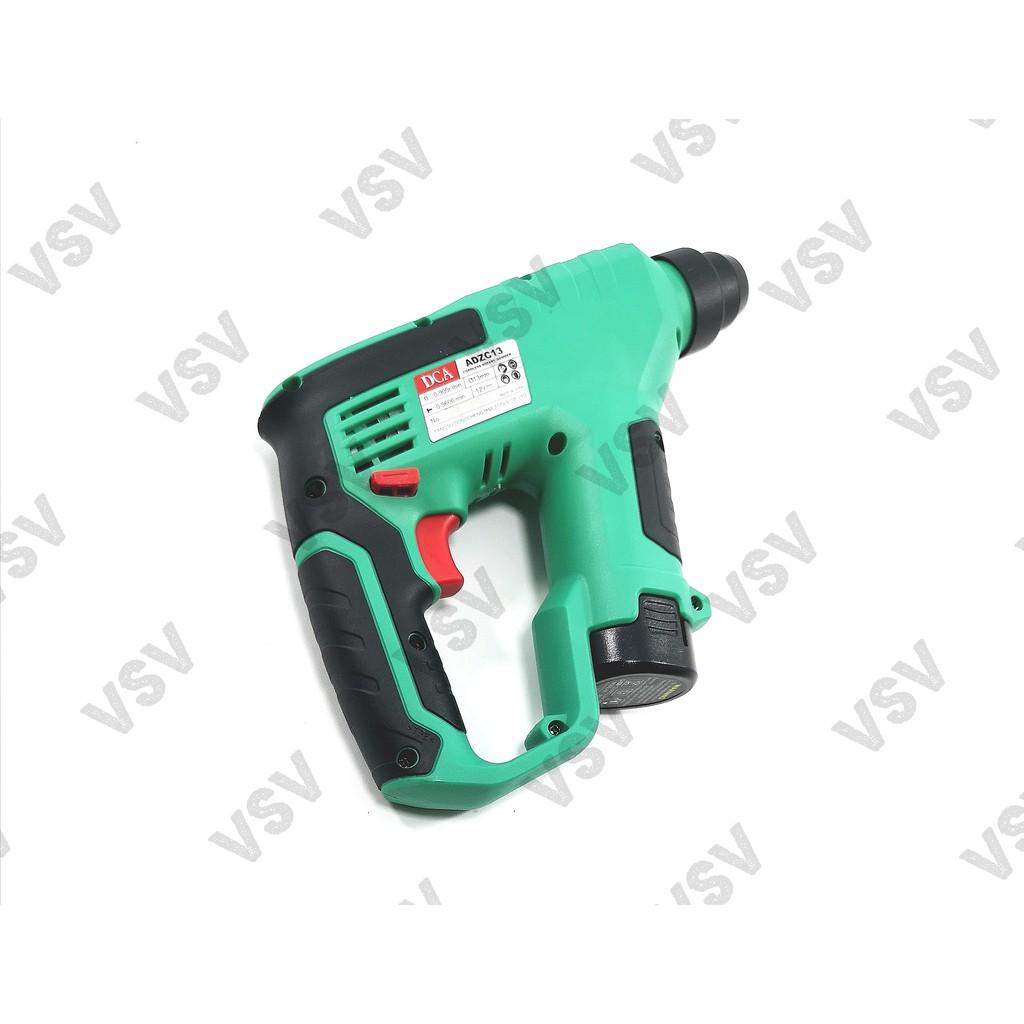 DCA Cordless Rotary Hammer Drill ADZC13 Mesin Bor Tembok Battery DCA