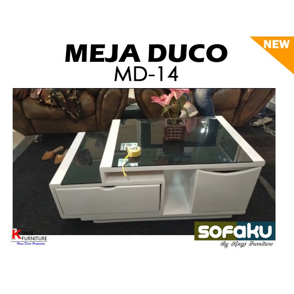 Meja Duco MD-14 / Meja Tamu Minimalis - Meja Ruang Tamu Duco Japandi