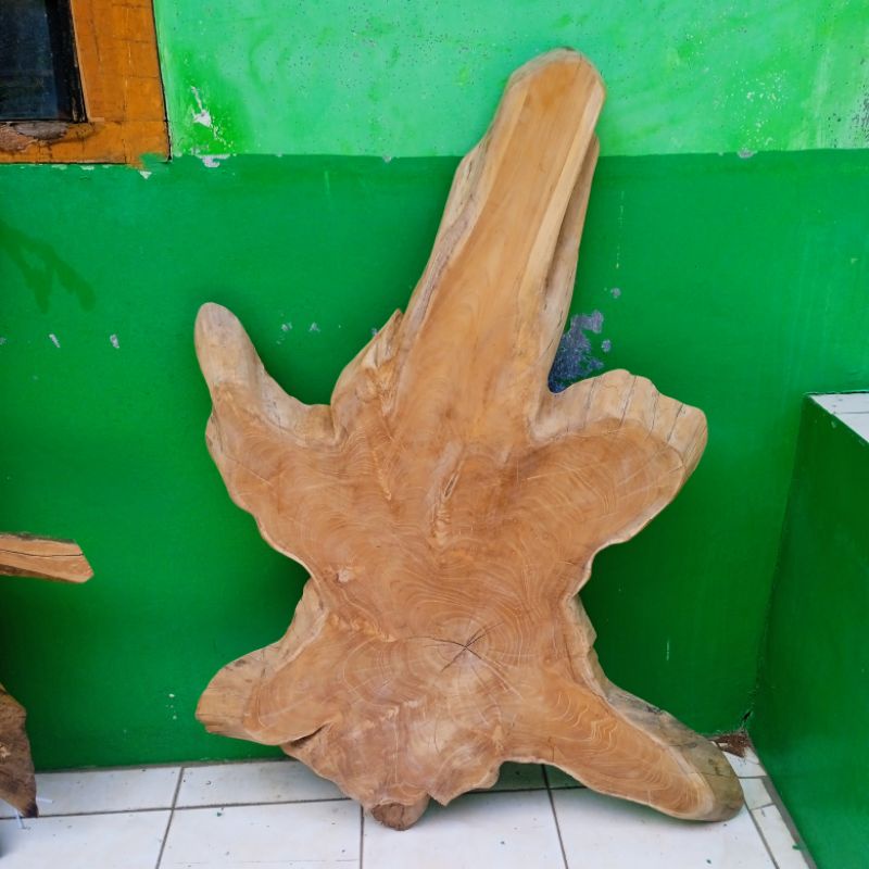 KAYU AKAR JATI 100 CM UNTUK MEJA KURSI ESTETIS ARTISTIK