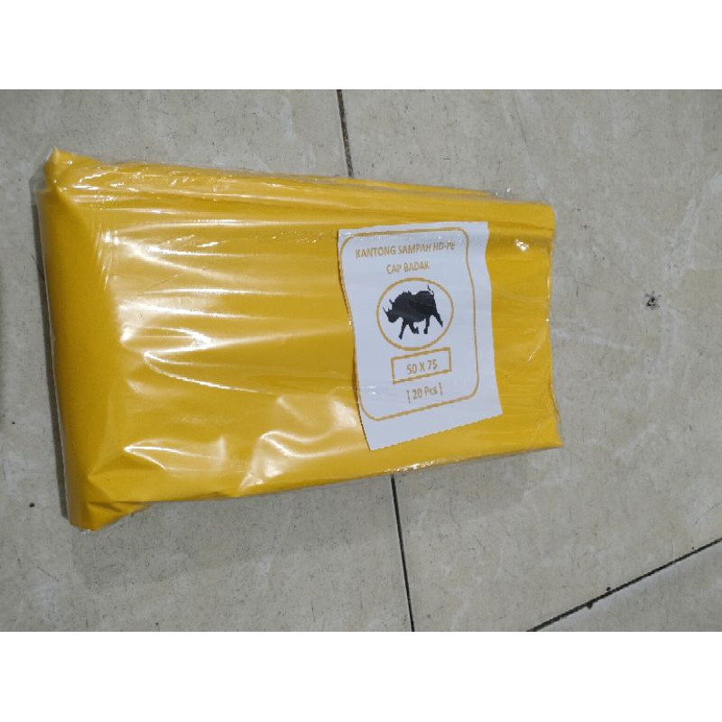 Khusus GOSEND kantong Sampah Kuning uk50x75 (isi 50Pack )Plastik Medis