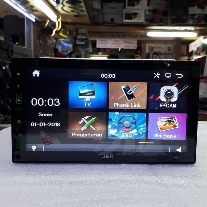 DOUBLE DIN JEC GD-6980 layar 6.95inc