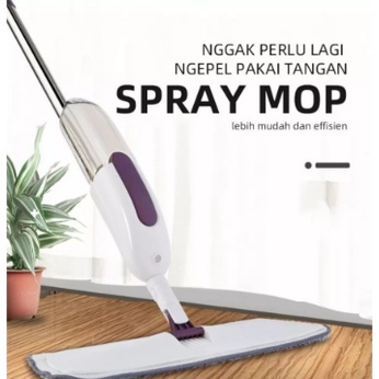 ALAT PEL PRAKTIS TINGGAL SEMPROT SAPU SPRAY Water Spray Mop Alat Sapu Pel Lantai Semprot Otomatis Washable Microfiber AIDO