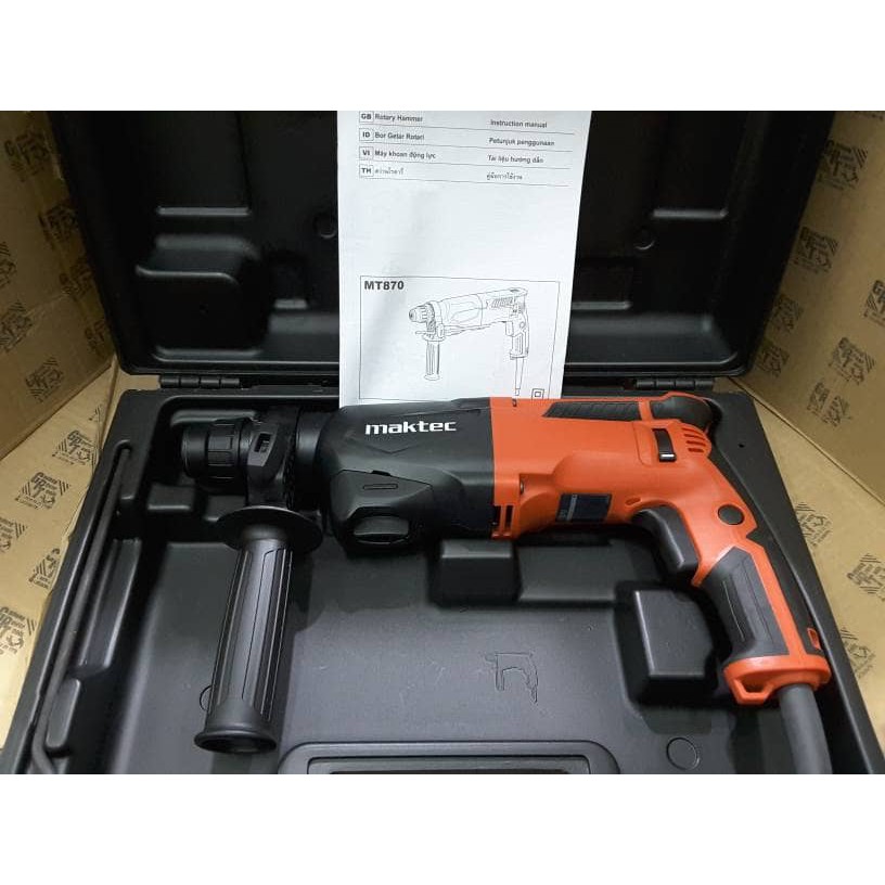 Mesin Bor Beton Bor Rotary Hammer SDS Maktec MT870 MT 870