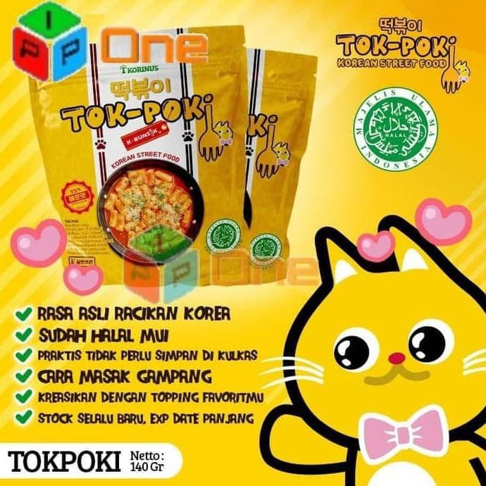 

Tokpokki K Bunsik | Kue beras topokki HALAL